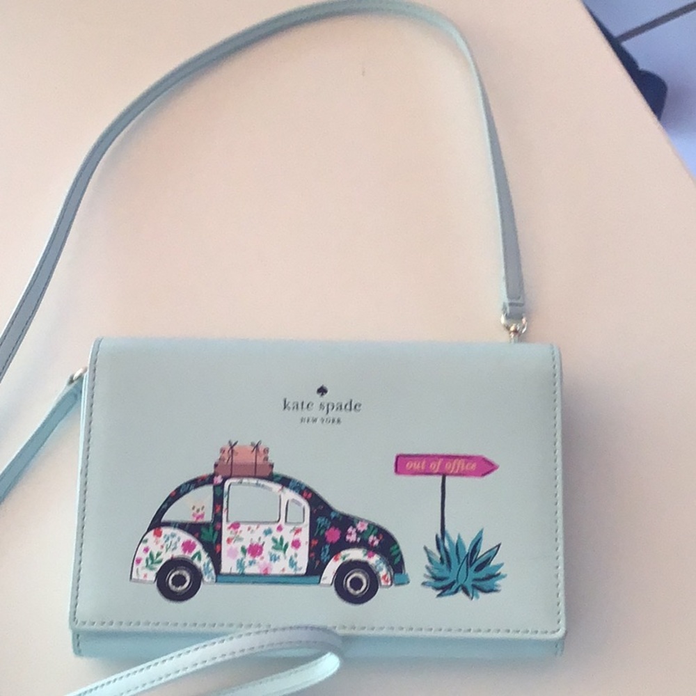 Kate Spade Winni Crossbody Wallet Strap - VW Bug - never used